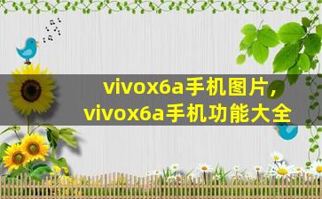 vivox6a手机图片,vivox6a手机功能大全