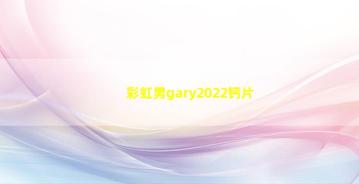 彩虹男gary2022钙片