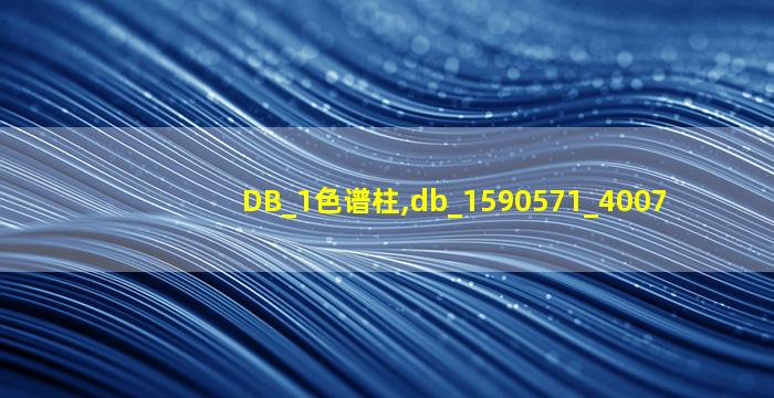 DB_1色谱柱,db_1590571_4007